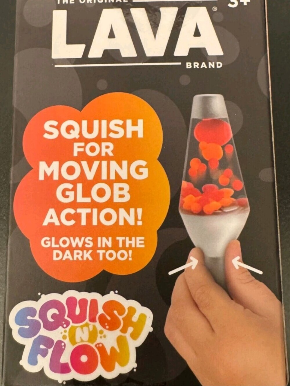 Schylling Squish n Flow LAVA Lamp Mini 3.75" - Picture 5 of 7